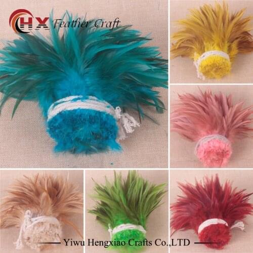 Natural Pheasant Chicken 100pcs 25 colors Beautiful Rooster feather 13-15cm/5-6Inch DIY plume Craft Decoration
