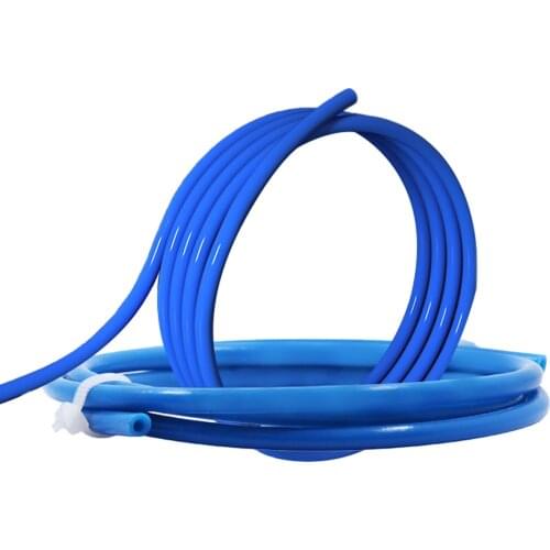 2M New Blue Color PTFE 1.75MM Filament Loading Tube 2*4 Size For 3D Printer DIY Kit Parts