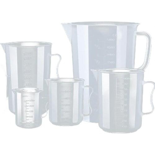 New Arrival Measuring Cup Eco-friendly Heat Resistant Plastic Graduated DIY Baking Measuring Cup Jugs for Home Kitchen Tools