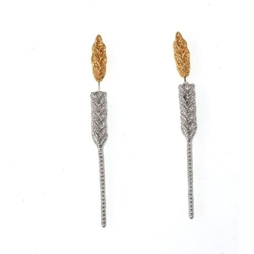 New Design Quality Charm Girl Hot Popular Crystal Fashion White String Luxury Grain Dangle Earrings for Women Gifts