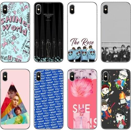 Silicon Soft Case For Huawei P30 P20 Pro P10 P9 P8 Lite Y5 Y6 Y7 Y9 P Smart Plus 2018 2019 kpop Shinee group TPU Phone Case