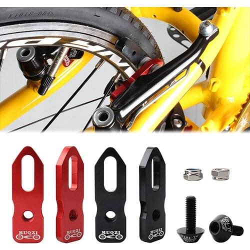 Foldable Aluminum Alloy Bike Bicycle V Brake Extend Convert Seat High Strength 406 To 451 Pads Screw Nut Set Bike Parts