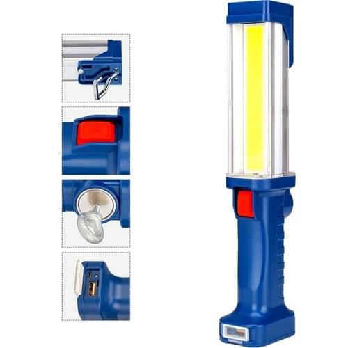 LED Work Light Handheld Magnetic Car Inspection Lamp Rechargeable Torch Cordless Inspection Light For Car Repair, Home Use, Work