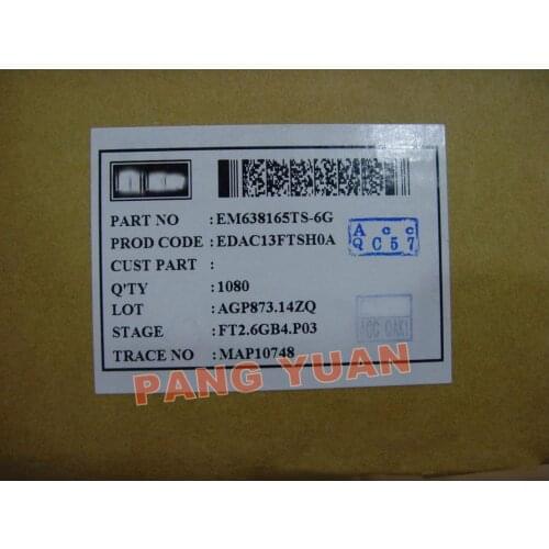 ONLY NEW UNUSED AND ORIGINAL PARTS 10pcs-20pcs/lot EM638165TS-6G TSOP54 FREE SHIPPING