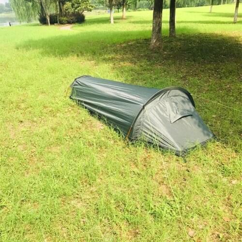 Ultralight Bivvy Bag Tent Compact Single Person Larger Space Waterproof Sleeping Bag Cover Bivvy Sack for Outdoor Camping