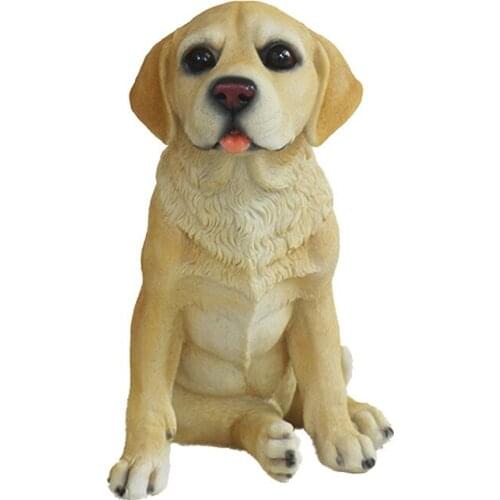 Handmade Courtyard Decorations Simulation Dog Decoration Labrador Dog Model Garden Landscape Sculpture Handmade Animals