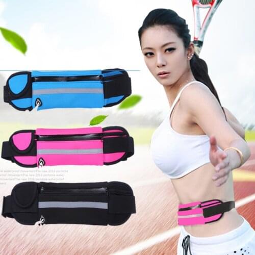 Universal 6 inch Waterproof Running Sport Waist Belt Bag Pack Armbands Cell Phone Case For iPhone X 8 7 6 6s Plus Phone On Waist