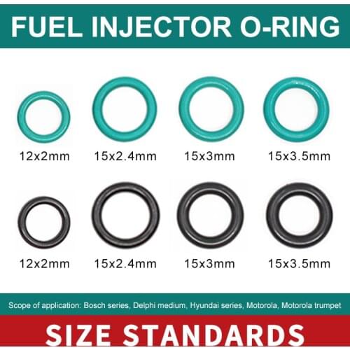 Automobile fuel injection nozzle seal ring O-ring automobile seal ring combination fuel nozzle seal ring auto repair accessories
