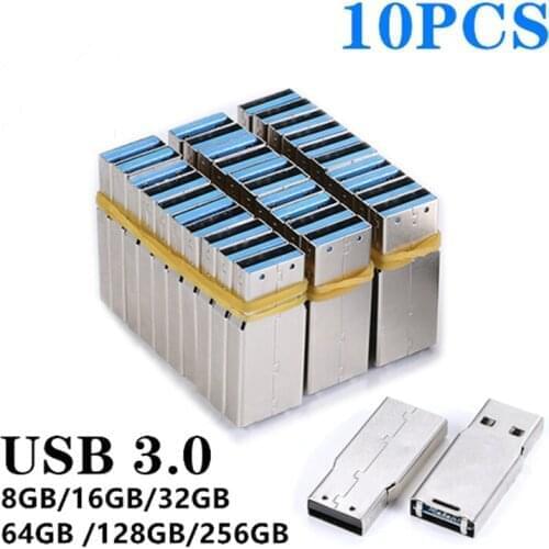 HJXY Wholesale Plug and play USB 3.0 High speed memory flash 8G 16GB 32GB 64GB 128G 256G U disk semi-finished chip pendrive DIY