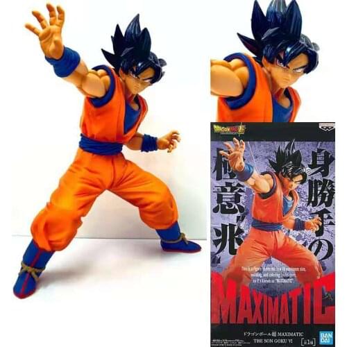 In Stock Original Banpresto BP DBZ MAXIMATIC MAX THE SON GOKU UI Action Figure Toys Anime Figurals Brinquedos