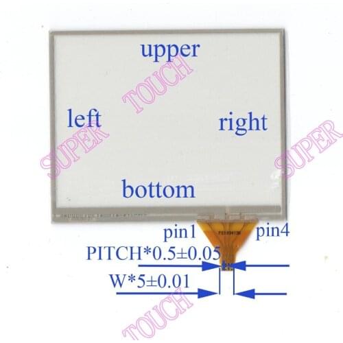 ZhiYuSun for LTV350QV-FOEL 4WGOB NEW4 Four Wire Resistive Touch Screen Cardvd Free shipping 77mm*63mm made in Taiwan 4WGOB 77*63