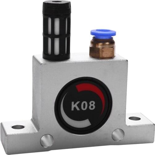 1/4 Pneumatic Turbine Vibrators Silent Golden Industrial Vibrator For Hopper Industrial Pneumatic Vibrator Oscillator Ball Type