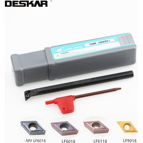 1PC DESKAR S32T-SDUCR11 S32T-SDUCL11 CNC Lathe Cutter Cutting And 10PCS DCMT11T304 DCMT11T308 Carbide Inserts Tool Set