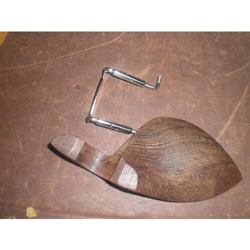1 PC of WENGEWOOD Violin Chin rest with SILVERcolor Chin rest screw all in 4/4 without chin rest holes