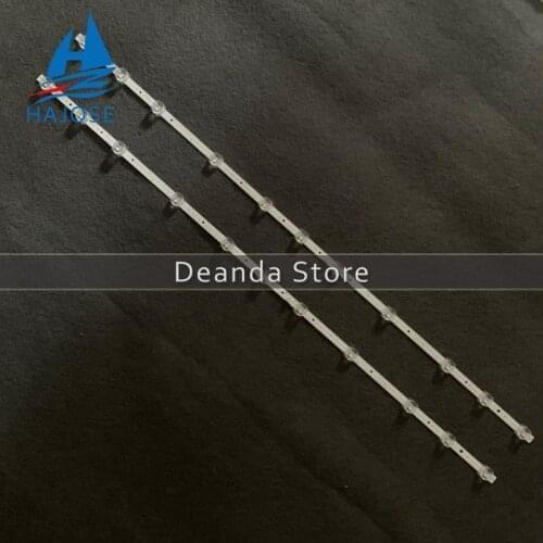 10pcs LED backlight bar For TCL 43S6500FS 43S6500 43S423 43S421 Thomson 43UD6426 4C-LB4311-HR01J ZM05J GIC43LB32_3030F2.1D