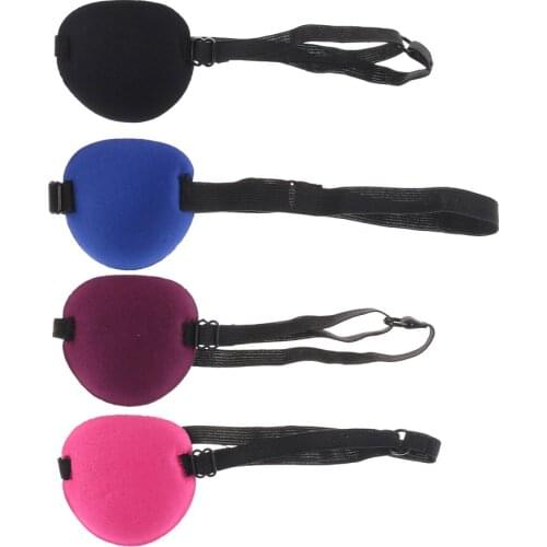 4 Colours Excellent Quality Medical Use Concave Eye Patch Goggles Foam Groove Washable Eyeshades Adjustable Strap