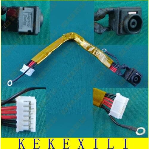 5 pcs free shipping NEW DC Jack with cable For SONY VGN-CR VGN-CR22G/W CR13 CR33 CR31/P CR31/W CR322H/B DC Power Jack with cable