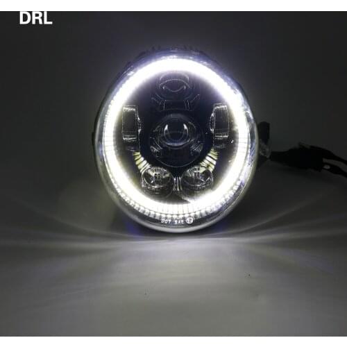 60w LED DRL headlight Motorcycle Halo Ring Headlight For V Rod VROD VRSCA VRSC V-Rod Muscle, Screamin' Eagle CVO V-Rod