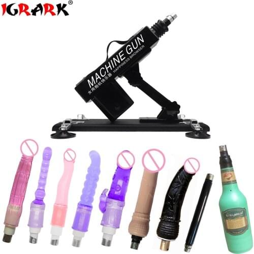 IGRARK Automatic Updated Sex Machine With 6 Different Size Balls Dildos Love Machine Gun Sex Toys For Woman Sex Products