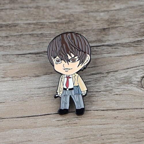 BG567 Dongmanli Anime Boy Cute Pins Enamel Brooches for Women Men Lapel Pin Cartoon Metal Badge Collar Jewelry Kids Friends Gift
