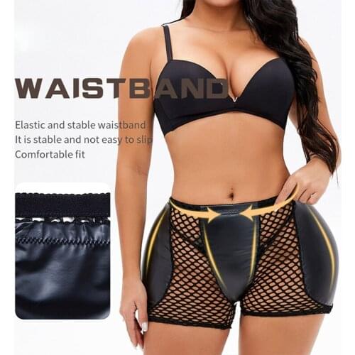 Big mesh sexy hip sponge pad hip lederhans