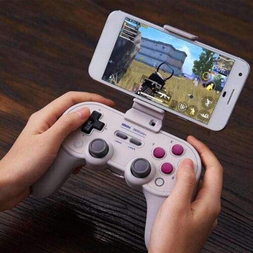 Hot For 8Bitdo SN30 Pro Bluetooth-compatible Gamepad Bracket Holder Mobile Gaming Stand Smartphone Clip Extender Stand Holder