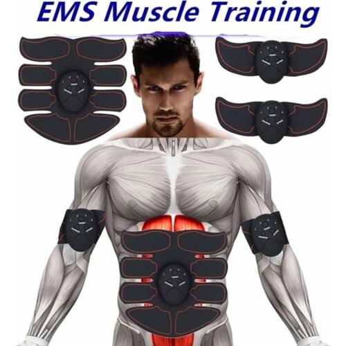 EMS Abdominal Arm Trainer Muscle Stimulator Fitness Lifting Butt Abdominal Trainer Body Slimming Massage Trainer Massager Unisex