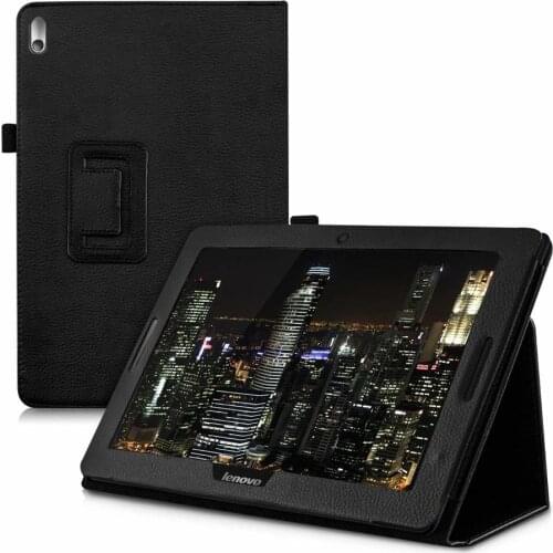 Flip Stand Cover Tablet Case For Lenovo Tab A10-70 A7600 A7600F A7600H A7600HV B0474 PU Leather Case for Lenovo A7600 A10-80h