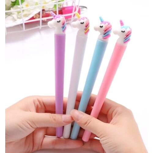 Kawaii Unicorn Gel pen 0.5mm pen office stationery school supplies creative new cartoon cute pen stationery shop 2018 new