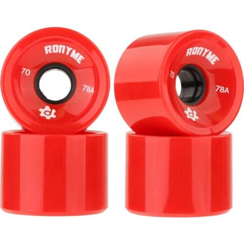 Ronyme 4x Skateboard Wheels 78A ABEC-9 Longboard Wheels PU High Performance Roller Wheels Mini Cruiser Replacement Wheels