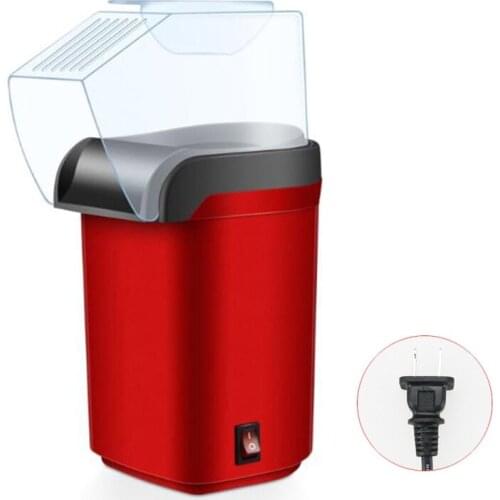 Easy Carry Electric Hot Air Popcorn Maker Retro Machine Cinema Home Gastronomic Dropshipping