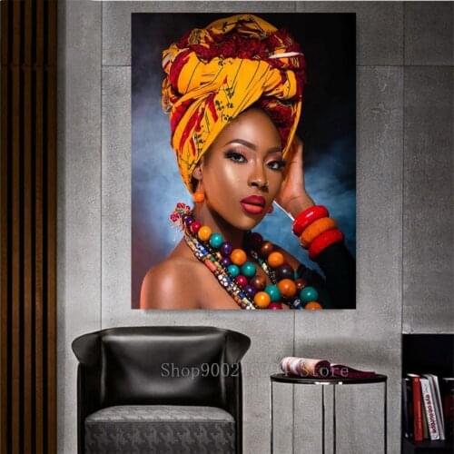 Jewelry black girl Diy 5D diamond painting kits full square drill african woman diamond embroidery cross stitch supplies FF1119