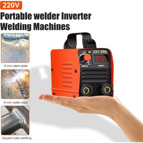 New Hot-selling 220V 250A High-quality Portable Welding Machine Inverter Welding Machine ZX7-250 Electronic Accessories Fast Del
