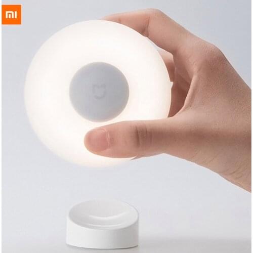 Original Xiaomi Mijia Led Induction Night Light 2 Lamp Adjustable Brightness Infrared Smart Human body sensor with Magnetic base