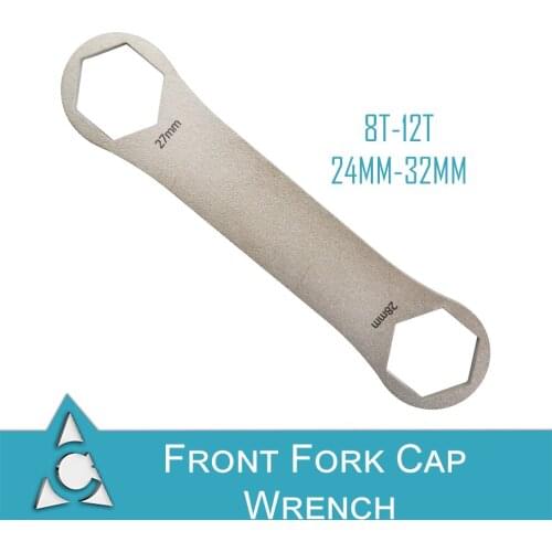 Stainless Steel Bike Bicycle Front Fork Repair Tool For SR Suntour XCR/XCT/XCM/RST/Pneumatic Front Fork Cap Wrench