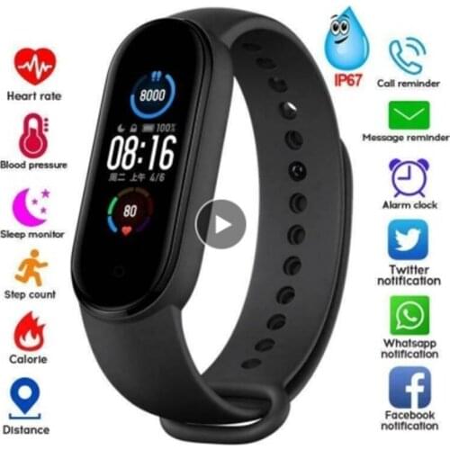 M5 Smart Sport Band Fitness GPS Tracker Activity Tracking Alarm Reminder Heart Rate Blood Pressure Monitor Bth Smartband
