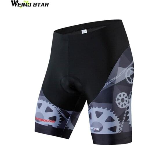 Weimostar Gear Cycling Shorts Men 5D Gel Pad Shockproof Tight Bike mtb Shorts Road Downhill Bicycle Shorts bermuda ciclismo