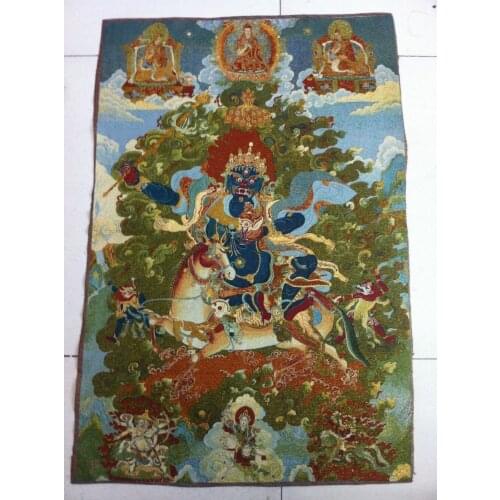 Golden light, Tibet and Nepal kuan Yin thangka exorcism peace and wealth/2