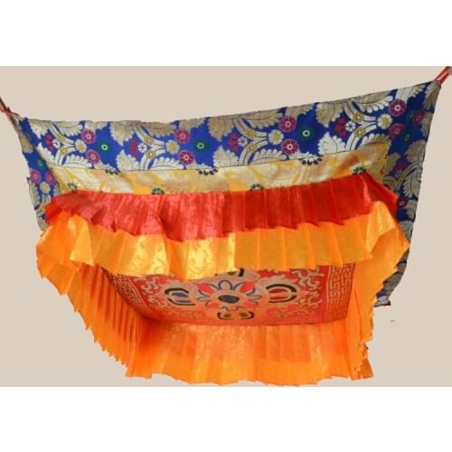 100CM Buddhist supply Buddhism HOME Temple altar Embroidery figure of the Buddha Hanging Altar Vajra Roof ceiling cover curtain