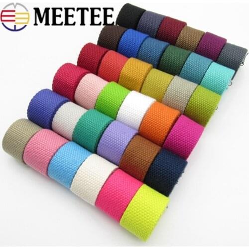4Meters 50mm 1.5mm Thick Canvas Cotton webbings Backpack Strap Tapes Ribbon Knapsack Strapping Band DIY Sewing Belt Accessories