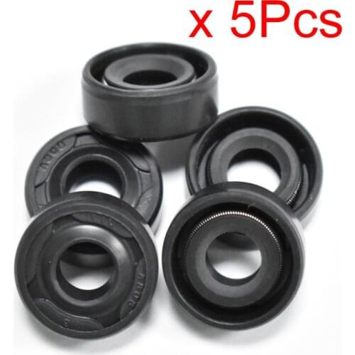5pcs 7mm*8mm*18mm Black Oil Seal Ring Replacements Wearable Breadmaker Sorbet Machine blender Repair Parts