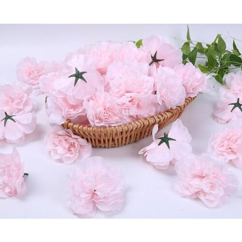 50pcs Simulation Dahlia Flower Wall Wedding Arch decorative accessories Photography decorative props dahlia fake flower head
