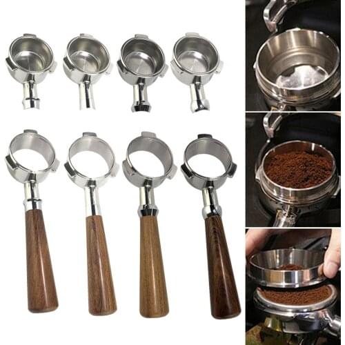 54mm Bottomless Filter Holder Espresso Machine Handle for 8 Series Coffee tools Kitchen Tool Gadget With Filter Basket