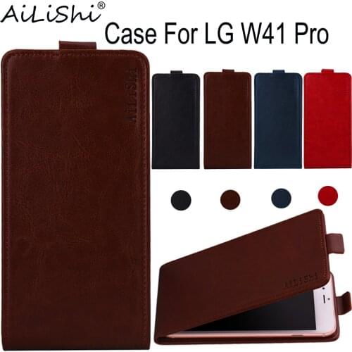AiLiShi Case For LG W41 Pro Luxury Flip PU Leather Case LG Exclusive 100% Phone Protective Cover Skin+Tracking