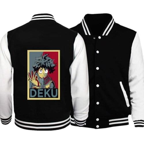 My Hero Academia Baseball Jackets Autumn Winter ZIIART Loose Coat