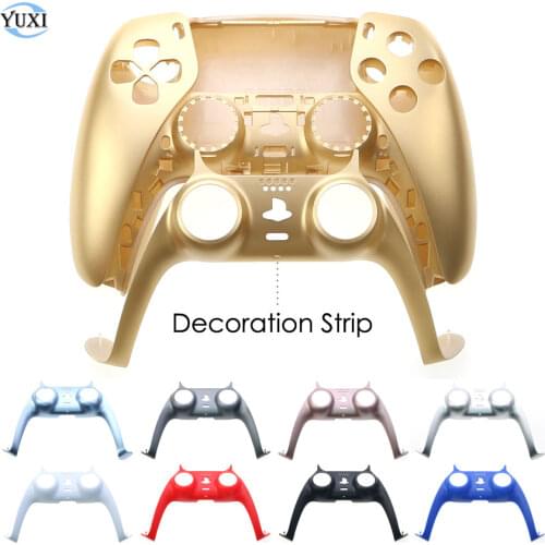 YuXi Decorative Strip For PS5 Controller Joystick Handle Decoration Strip For Playstation 5 Controller Decorative Shell Cover