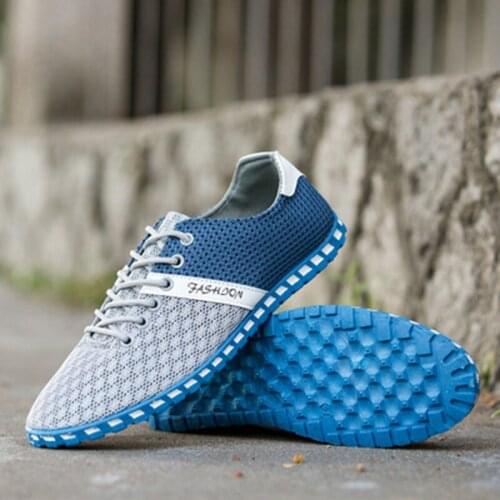 GAOKE New Fashion Cheap Air Mesh Fabric Mens Loafers Cloth Patchwork Leisure Canvas Shoes for Mans Cool Walk Shoes TR891292