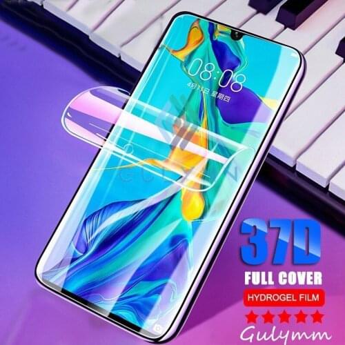 Hydrogel Film For Huawei P30 P 40 Pro 20 Mate 20 Pro Lite Screen Protector For Honor 10 20 Lite 37D Ultra thin Protective Cover