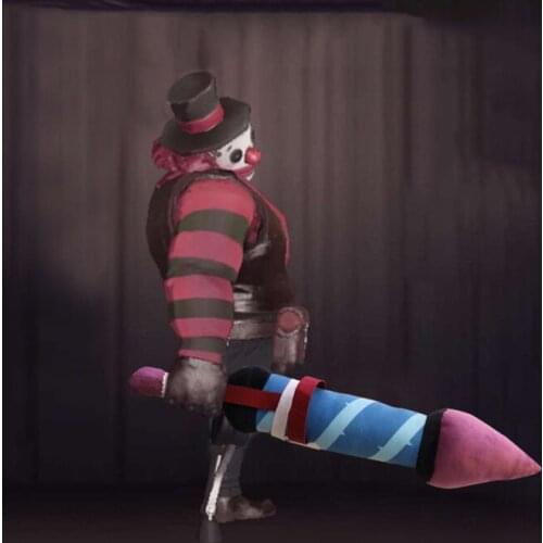 Game Identity V Cosplay Prop Smiley Face Doll Toy Pillow Joker Cosplay Rocket Toys Halloween Party Cosplay Property