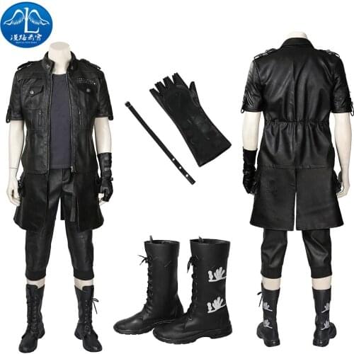 Adult FF XV FF15 Noctis Lucis Caelum Noct Cosplay Costume Outfit Male Female Custom Made Any Size